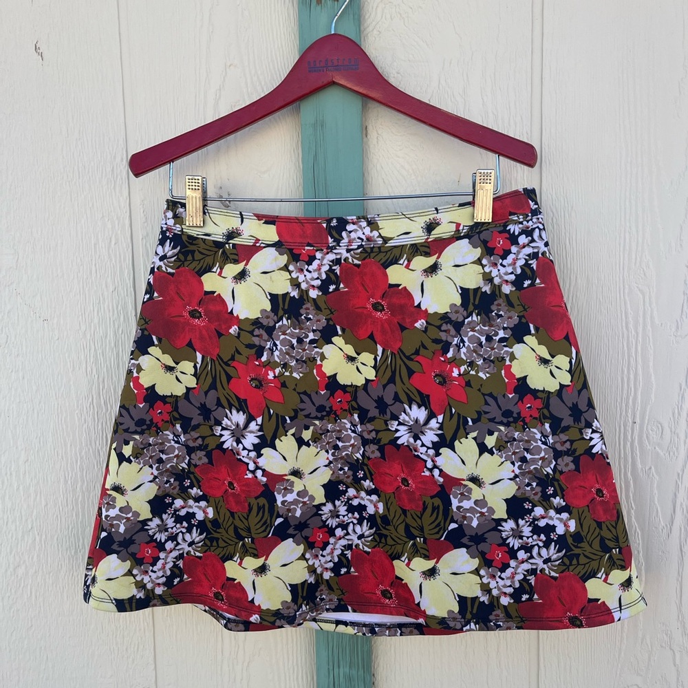 Abercrombie & Fitch Floral Skirt Medium Y2K Tropical Print